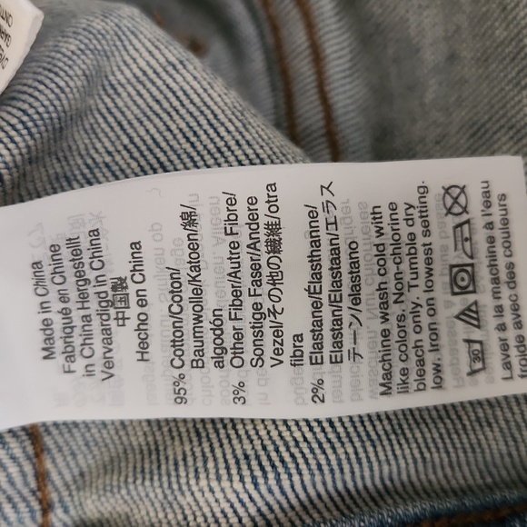 Madewell 10" High-rise Skinny Light Blue Jeans - Picture 10 of 11